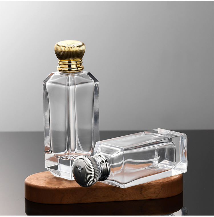 100ml Luxury Glass Perfume Bottle | Empty Refillable Fragrance Vessel